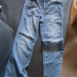 Laurie Felt Blue Straight Jeans Classic Denim